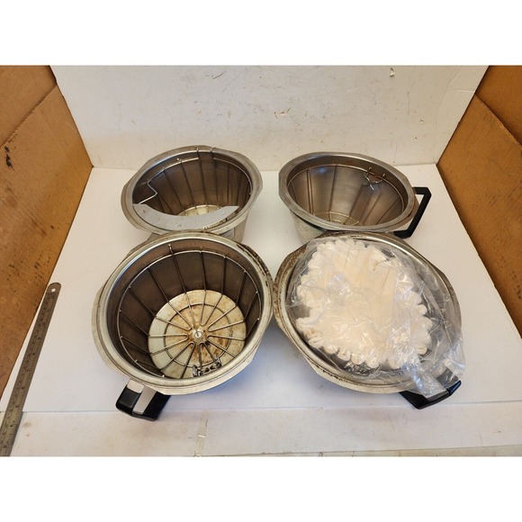 Lot 2 Fetco Grindmaster ABB1.5SS Stainless Steel Brewing Funnel Free Shipping - Picture 3 of 13